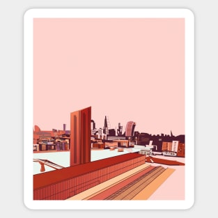 View of Tate Modern, London Sticker